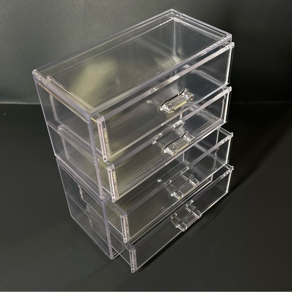 New! ☆ HP! Two Sets Included! Acrylic Makeup Organizer - Brand New - Picture 6 of 8
